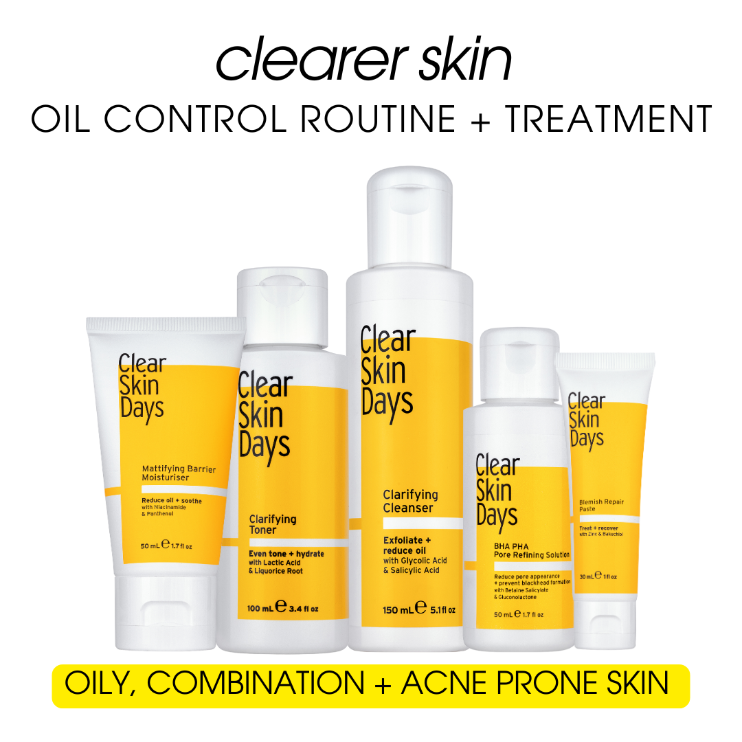 Oil Control AM+PM Routine + Spot Treatment Bundle