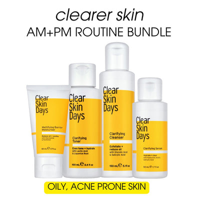 Oil Control AM+PM Routine Bundle - Clear Skin Days