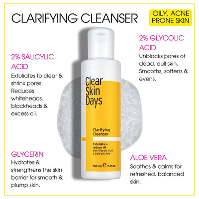 Oil Control AM+PM Routine Bundle - Clear Skin Days