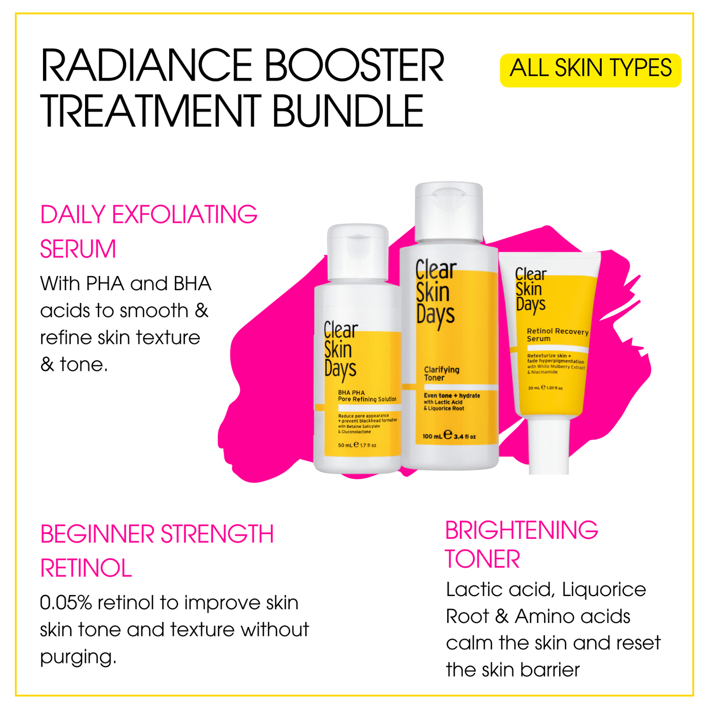 Radiance Boosting Skincare Collection - Clear Skin Days