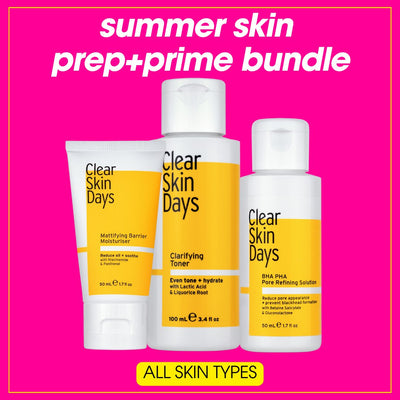 Summer Skin Prep + Prime Bundle - Clear Skin Days